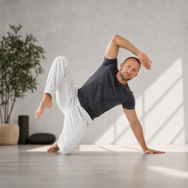 Vyacheslav Komakha enseñando flexibilidad