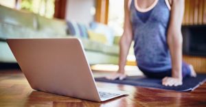 Stretching trainings for splits