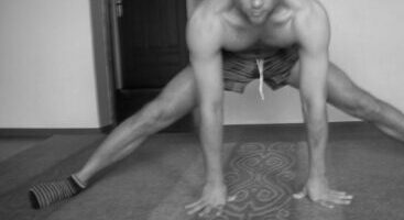 Stretching trainings splits